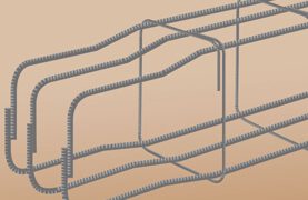 Wapeningskorf type 3 bajonet 35x50x300cm (bxhxl)